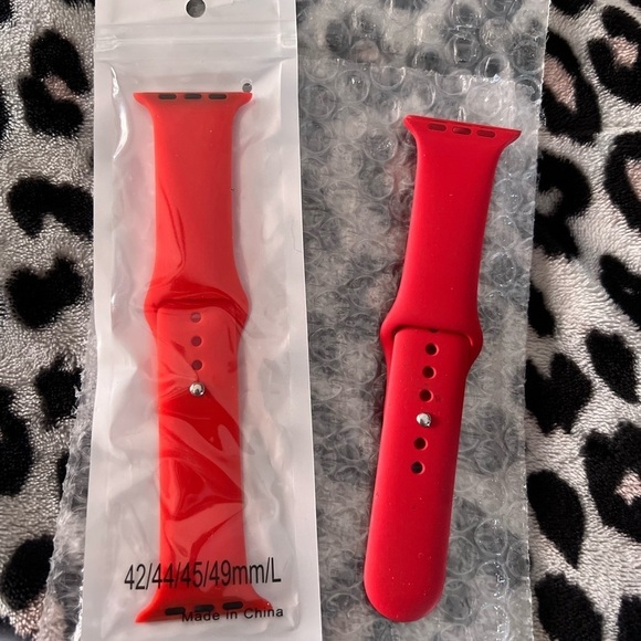 Apple Accessories - ❤️❤️2 BRAND NEW Apple Watch Series 7, Red Sport Band❤️❤️